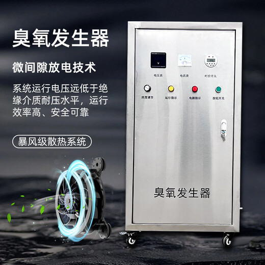 Keyuanmiao ozone generator air oxygen source industrial commercial domestic sewage treatment ultra-pure aquatic food and beverage breeding swimming pool cold storage sterilization and disinfection machine COD decolorization oxygen source 200g/h