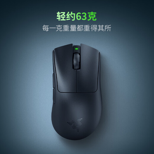 雷蛇（Razer）炼狱蝰蛇V3pro专业版 无线鼠标+8KHz轮询率接收器 无线鼠标套装 类肤材质 轻量设计 LOL吃鸡神器