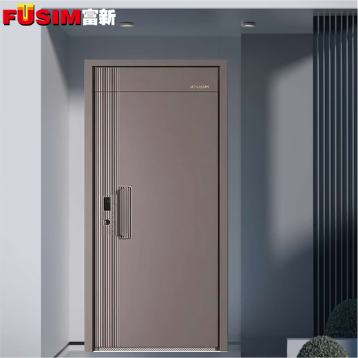 富新富新防盗门富安入户大门进户门别墅门安全门单门子母门 960*2050 大屏人脸识别可视智能锁（Q21）