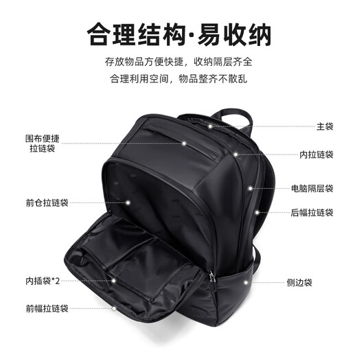 
POLO backpack for men's large capacity travel backpack for men's schoolbag 14/15.6-inch computer bag for men's business bag
