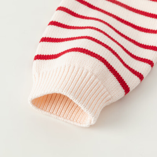 David Bella children's sweater cardigan spring and autumn girls pure cotton striped sweater baby girl top