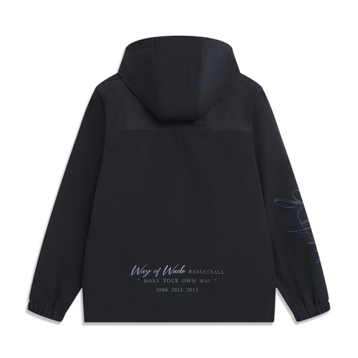 Li Ning Wade Series Men's Jacket 2023 Winter New Windproof, Water-Repellent and Warm Sports Windbreaker AFDT693 AFDT693-1 Black M