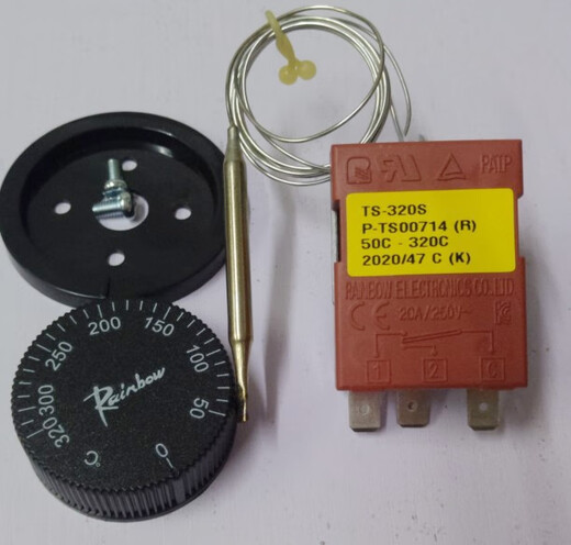 Rainbow rainbow thermostat TS-320S R B B-C 20A/250V temperature adjustment switch dark purple TS-320SR 2m