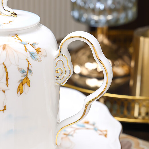 Zhengye light luxury water cup set housewarming moving gift new Chinese style household ceramic cup tea set complete set