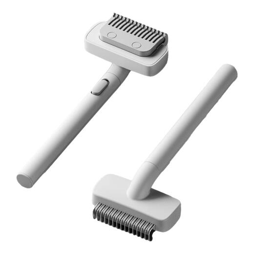 POPOCOLA special cat comb for short-haired cats to remove floating hair, pet cat hair brush cleaner, cat thinning and combing brush, one-click hair unknotting comb