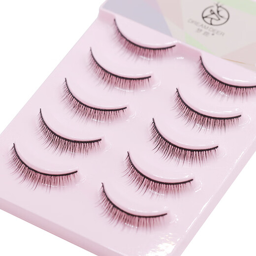 Menglu R-3 comes with glue, fake eyelashes for women, supernatural simulation, a whole piece of hard stalk can support double eyelids, short style