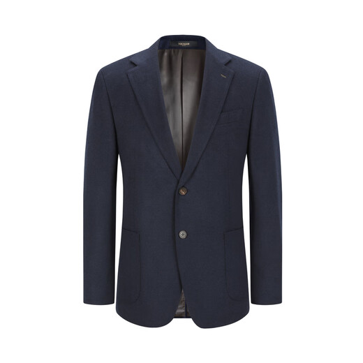 Youngor (YOUNGOR) suit men's business singles Western sheep wool 160 ultra-fine wool delicate, soft and smooth, same style as the mall, navy YXXX217261FLA L 175/96A