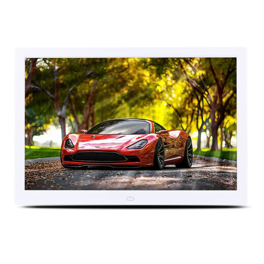 Jie Qiluo borde estrecho ultrafino batería de litio de 10/12/15/17/19/22 pulgadas marco de fotos digital inteligente pantalla LED admite reproducción automática de imágenes de música películas de vídeo HD álbum de fotos electrónico 15 pulgadas ultra claro +32G