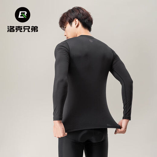 Rock Brothers Fleece Cycling Jersey Inner Tops Warm Sports Basement Underwear Breathable M/L