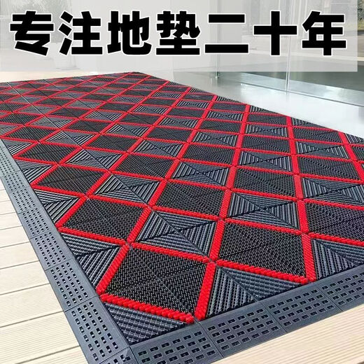 Niancai entry-level anti-slip and wear-resistant floor mats, outdoor splicing, commercial no-wash hotel floor mats, commercial dirt-rubbing outdoor dust-removing door mats, single brush, gray background, gray brush 120X150cm