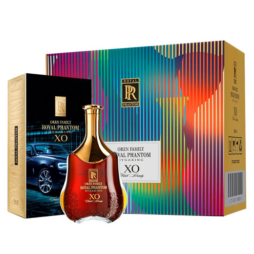 OulunsHIJIA Bagati Phantom VIP Exclusive XO Brandy 1000ml Extra Large Bottle Handmade Gift Box 1000mL 1 Bottle