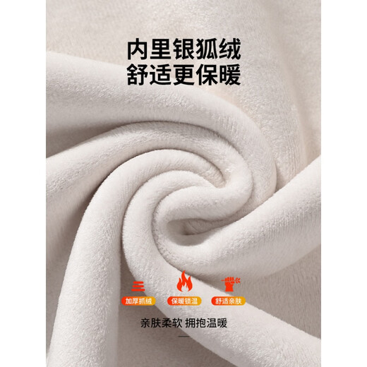 刘潮布加绒男士卫衣冬季情侣长袖T恤内搭打底衫 3271藏青色【310g重磅棉 不褪色 M