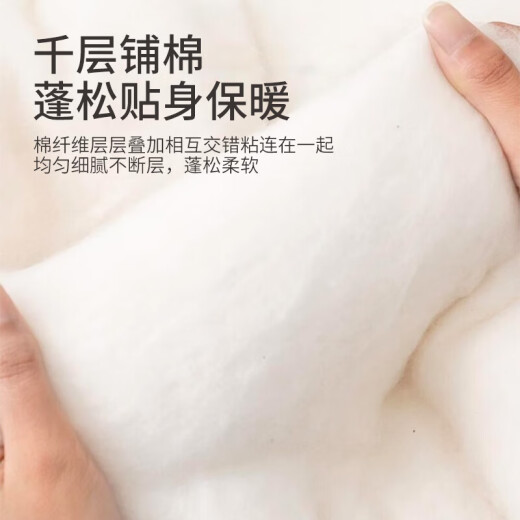 Jiuzhoulu Home Textiles Xinjiang long-staple cotton quilt 6Jin [Jin equals 0.5kg] 200230cm