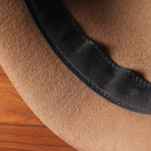 PTAH2024 autumn and winter new style dome shaped top hat sheep wool curled retro warm fashion beret hat camel