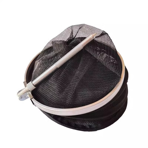 Portable small fish protection for wild fishing for pets, fishing small eye mesh bag, anti-hanging, quick-drying, folding fishing protection, stream walking net bag, portable fishing protection - positioning type 2 meters - 1 piece (bulk)