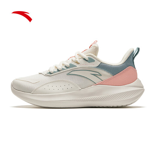 ANTA (ANTA) Women's Shoes Jumping Rope Shoes Spring and Summer New Shock Absorbing Lightweight Running Fitness Training Casual Mom Sports Shoes Walking Shoes (Skipping Rope Shoes) White/Sakura Pink/Crab Shell Green-5 38.5