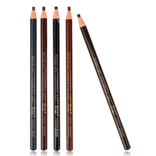 Hensel eyebrow pencil deep coffee * 5 pieces waterproof and sweat-proof can be cut into a duckbill shape for students and beginners