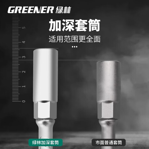 GREENER three-prong socket wrench 8*10*12mm 2-piece set household Y-shaped socket wrench tire wrench auto repair