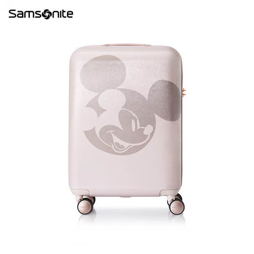 Samsonite luggage 20-inch trolley case Disney Mickey travel luggage AF9 beige boarding code box