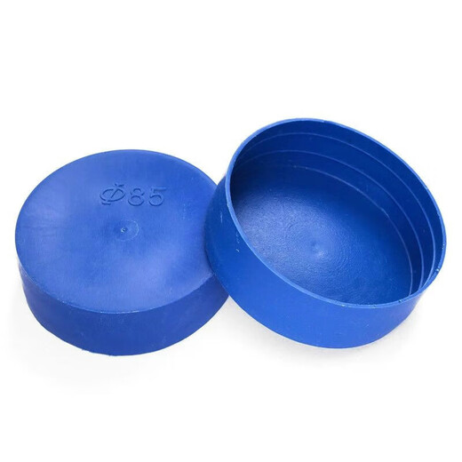 Sailotou customized stainless steel pipe mouth plastic protective sleeve corrosion-resistant dust-proof thread cap blue rubber plug custom thread GT-25010 pcs