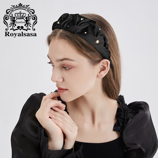 Royal sasa royal salsa headband simple small fresh imitation pearl headband college style headband autumn and winter fashion hair accessories