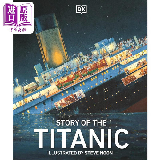 DK Story of the Titanic Original English version Children's popular science picture book Humanities encyclopedia historical knowledge picture story book Hardcover imported book