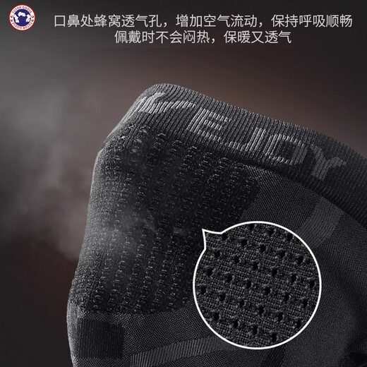 TUTORGOOSE fashionable and versatile new style for men and women, light luxury, warm, windproof and dustproof scarf, motorcycle facial scarf, neck gaiter, men's dark knight