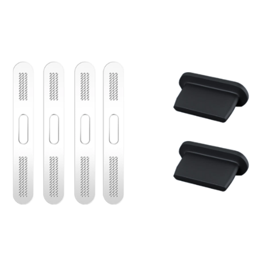 Tongrubi new Apple 17promax mobile phone case suitable for Apple 15 dustproof sticker charging port protective film iPhone15 promax charging hole dustproof plug mobile phone 17air set 2 dustproof plugs