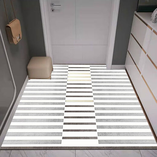 Shansui high-end entrance door floor mats, door mats, entry door household carpets, bathroom light luxury high-end floor mats, entry door can be cut, light luxury new mats-7 120cm*120cm (machine washable)
