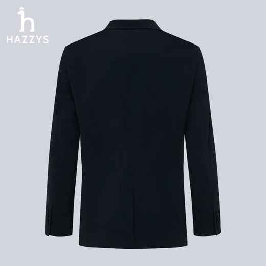 HAZZYS Herren-Anzugjacke für Frühling und Herbst, Pendler, Singles, Business-Anzug, Herren, ASUZJ0BAJ05, Marineblau, NV, M (170/92A 46)