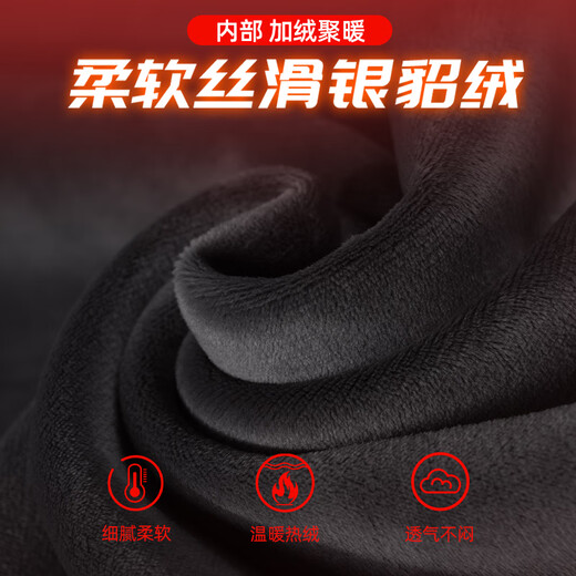 Jeanswest sweatshirt men's spring, autumn and winter velvet thickened 2026 new loose round neck winter wear warm inner long-sleeved top silver fox velvet dark gray solid color 2XL