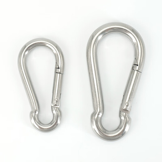 Bingyu 304 stainless steel spring buckle chain buckle key chain water bottle buckle connecting buckle BH-608 M8 standard type Jingcang Suda