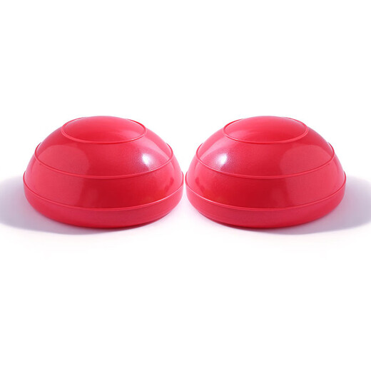 Chaosihui Xiaobosu Fan You Semi-circular Balance Ball Yoga Ball Fitness Ball Pilates Foot-Stepping Half-Garden Ball Equipment Training Ball Pink-Xiaobosu 2-Pack Inflator