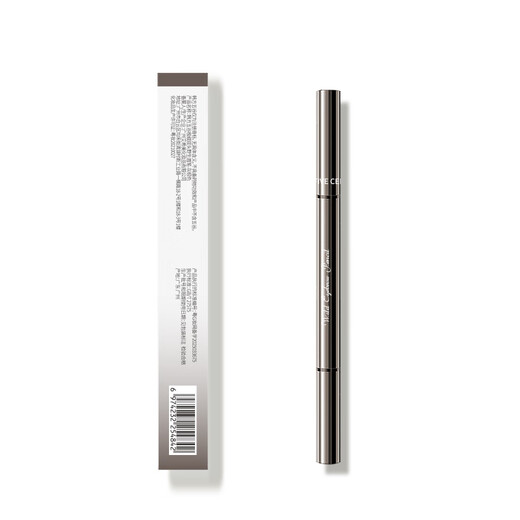 Korean herbal grain extremely fine double-ended wild eyebrow pencil gray brown waterproof and sweat-proof long-lasting non-fading non-fading eyeliner silkworm pen novice