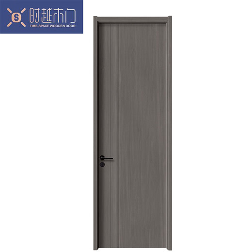 时越空间时越木门高端室内门套装卧室门无漆木门定制实木门 J-11半透胡桃3号