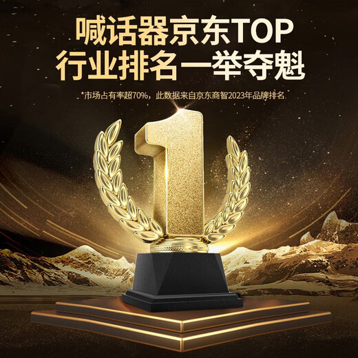 Thunder King CR-62 Black Megaphone 30W Outdoor Handheld USB Amplifier Portable Recording Amplifier Speaker Black USB Official Standard 2000 mAh Lithium Battery