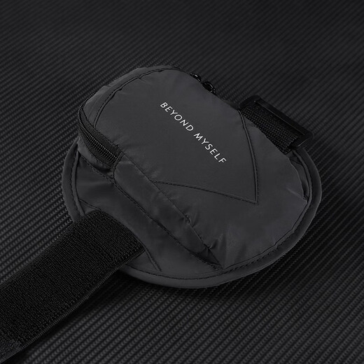 Xiangxiang running mobile phone arm bag sports mobile phone bag arm bag men's mobile phone bag wrist bag fitness equipment artifact e black reflective style