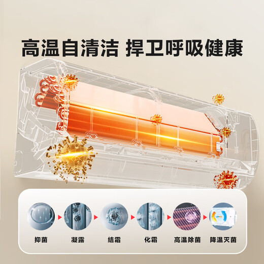 Produced by Tongshuai Air Conditioner Haier, Juliangkuai 2 HP Super Class Energy Efficiency Variable Frequency Heating and Cooling Air Conditioner Hanging Type Trade-In KFR-50GW/18MDA81TU1