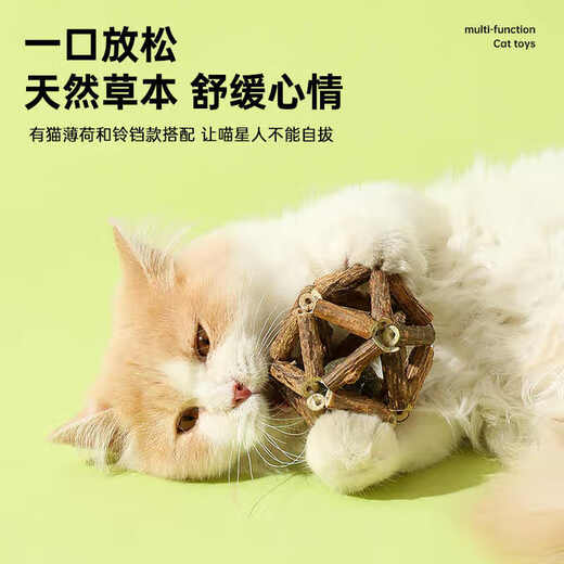 Huanpet.com catnip ball cat toy cat molar stick to amuse cat self-pleasure and relieve boredom artifact molar cat cat kitten kitten pet