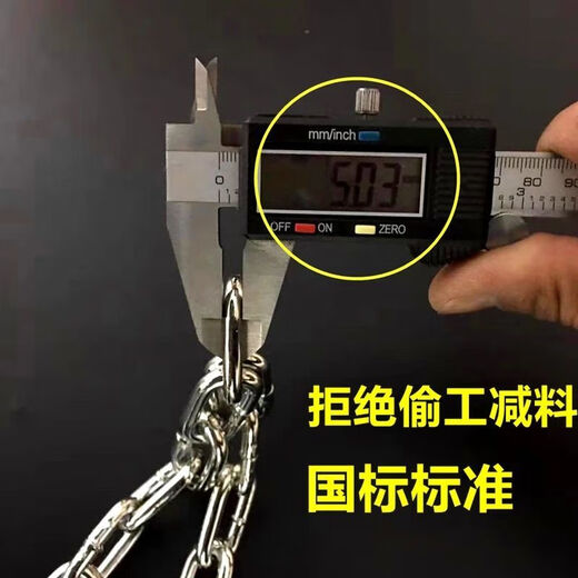 Li Haojia Dog Chain Anti-bite Iron Chain Large Dog Leash Golden Retriever German Shepherd Medium Dog Leash Native Dog Iron Chain Iron chain thickness 2.5mm recommended 15Jin Jin equals 0.5kg Inner dog 2 meters long