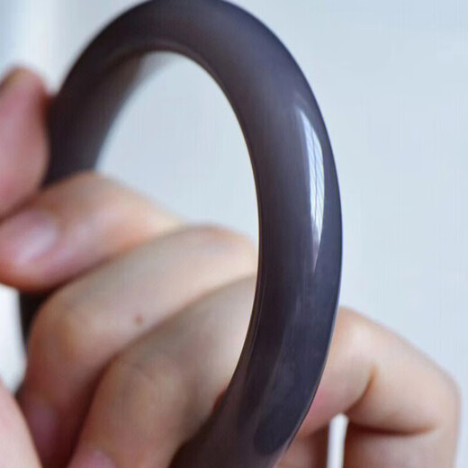 元族和田玉紫色手镯青海老料烟紫手镯紫玉镯子紫罗兰晴水SN9226 58mm-59mm一般120斤左右