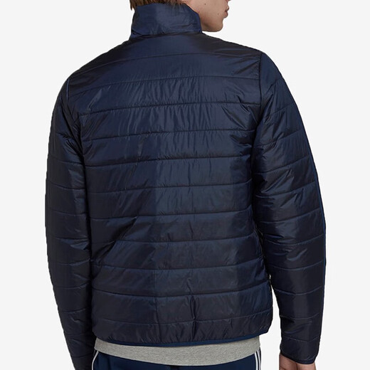 阿迪达斯 （adidas）三叶草棉服男装冬季薄款保暖棉衣立领防风运动服休闲外套 HL9215 XL
