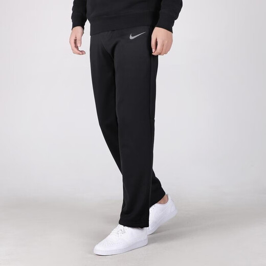 Nike (NIKE) sweatpants velvet men's trousers woven training straight trousers outdoor running warm casual pants black BV2708-010 warm velvet S100-120Jin Jin equals 0.5 kg