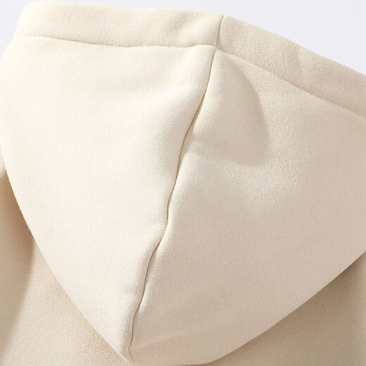 NASA GISS Official Trendy Brand Hooded Sweatshirt Men's Velvet Thickened Loose Jacket Teen Top Black Velvet M