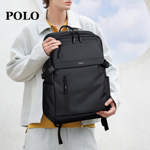 POLO Backpack Men's Short Travel Backpack Large Capacity School Bag 16/17.3 Inch Computer Bag Business Travel Bag