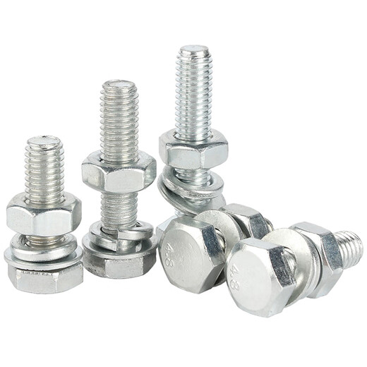XMSJ48 grade galvanized external hexagonal screw bolt nut set combination screw screw M6*25200 set