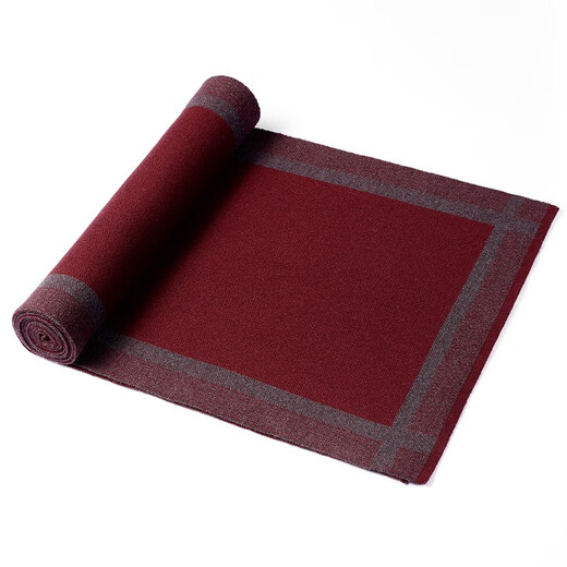 Hengyuanxiang wool scarf men's winter high-end simple fashion animal year red gift box scarf gift Chinese red warm HYX7779 red gift box one size