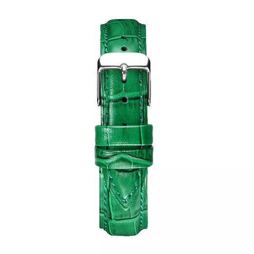 WPOOC Omega Watch Strap Original Omega OMEGA Butterfly OMG Speedmaster Seamaster 300 Suitable for Men and Women Genuine Leather Watch Strap 20 Black Black Line + Silver Pin Buckle 20mm