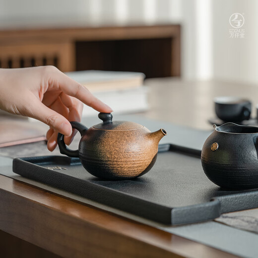 Wanqiantang (Edenus) tea set complete set ceramic Kung Fu tea set tea set home gift high-end tea set teapot All the best