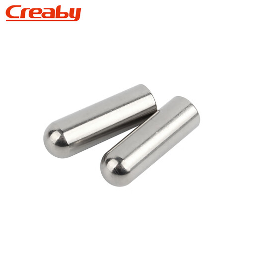 Creaby304 stainless steel pin solid cylindrical pin round head positioning pin shaft thimble optical shaft round rod M1x10 (50 pieces)